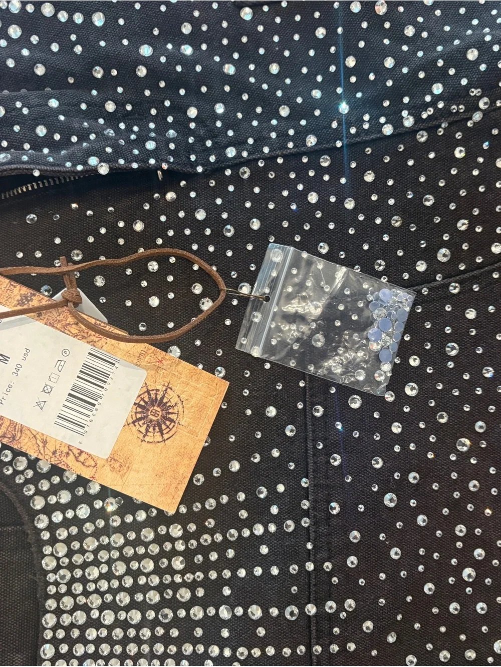 Birth Of Royal Child Diamond Jorts Black